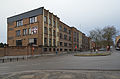 Anciens bâtiments de la police communale de Charleroi. (Photo prise après la réforme, en 2015).