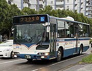 フコク生命の従業員送迎バスを担当する417号車