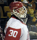 Chris Osgood during a game