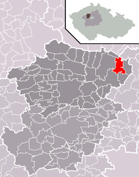 Chržín – Mappa