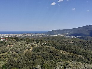 A Ciana de Arbenga vista daa ciassa de Bessu