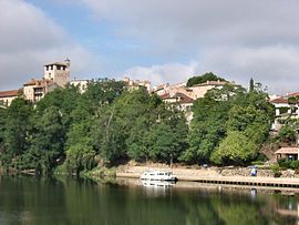 A general view of Clairac