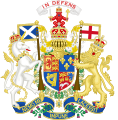Coat of Arms of Great Britain as used in Scotland, 1714-1801