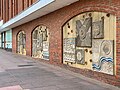 Concrete mural on the wall of Sainsbury's, Bexhill-on-Sea.