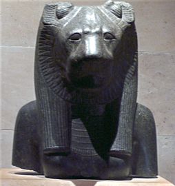 Déesse Sekhmet léontocéphale