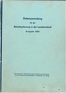 Cover Datensammlung Landwirtschaft 1969