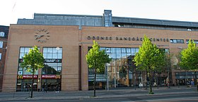 Le bâtiment d'accueil de la gare d'Odense en 2007.