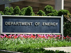 Sign in front of the United States Department of Energy Forrestal Building on 1000 Independence Avenue in Washington D.C. Department of Energy Sign.jpg