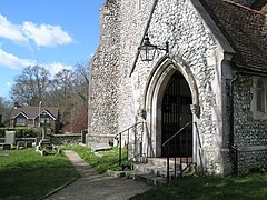 Entrance to St John's Purbrook - geograph.org.uk - 732531.jpg