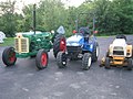 Tracteur de ferme, micro-tracteur et tracteur de jardin.