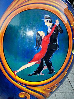 Tango, fileteado de Martiniano Arce (2006)