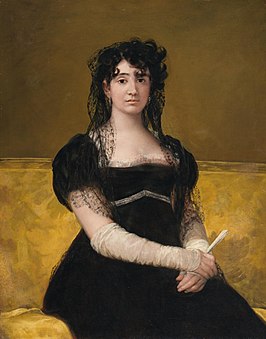 Portret van Doña Antonia Zárate