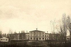 Piteå hospital och asyl hösten 1900.