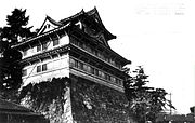 福山城伏見櫓/1934年（昭和9年）撮影