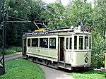 HTM 274 bij de Tramlijn Nederlands Openluchtmuseum te Arnhem; 1 augustus 2009.