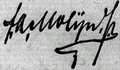 Handtekening François Adriaan Molijn (1853-1912)