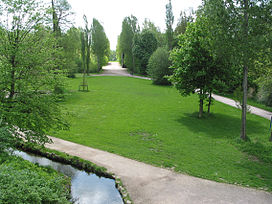 Pogled na park iz Schlossbrücke
