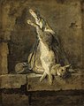 Jean Siméon Chardin: Kaninchen mit Jagdzubehör um 1727