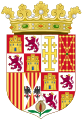 Escudo abreviado de Juana I y su hijo Carlos I como reyes de España.