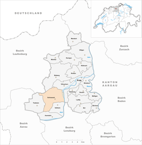 Karte von Schinznach