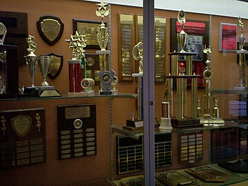 Trophy case, September 2010