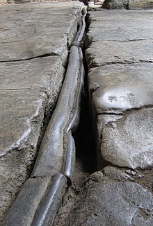 Lead pipe - Bath Roman Baths.jpg
