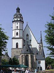 A lipcsei Tamás-templom, amelynek negyedszázadon át Bach volt a kántora