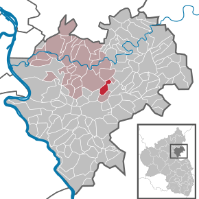 Poziția ortsgemeinde Lollschied pe harta districtului Rhein-Lahn-Kreis