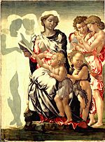 Miniatuur voor Madonna met kind en St.-Johannes en de engelen