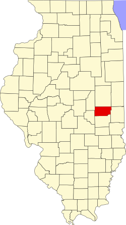 Vị trí quận Douglas trong tiểu bang Illinois ở Hoa Kỷ
