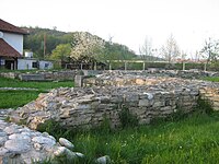 Medieval remains of Church in Mile