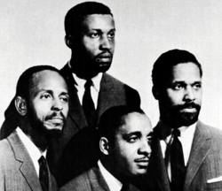 Modern Jazz Quartet in 1964Left to right: Heath, Kay, Jackson, Lewis