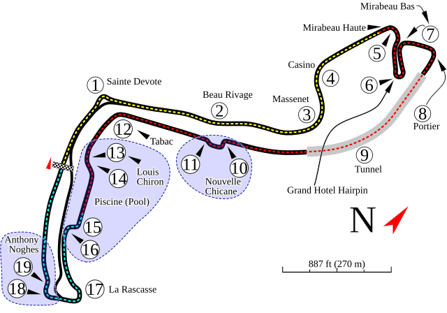 Tracé de la course