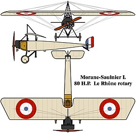 vue en plan de l’avion