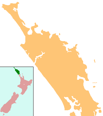 Location map New Zealand Northland