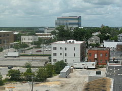 Vue générale du centre-ville.