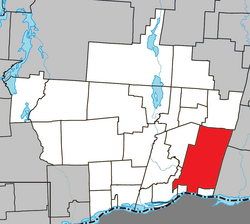 Location within Papineau RCM.