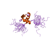 2dim: Solution structure of the Myb_DNA-binding domain of human Cell division cycle 5-like protein