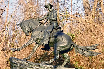 Cowboy, 1908, rzeźba z brązu, Fairmount Park w Filadelfii