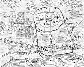 План штурма крепости в 1883 году