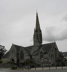 The church of Saint-Cuffan, in Pluguffan
