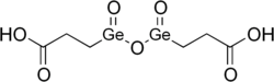 Strukturformel von 2-Carboxyethylgermaniumsesquioxid