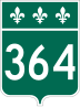 Route 364 marker