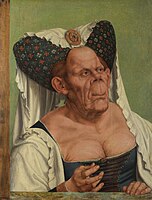Vieja grotesca, de Quentin Metsys (1525-1530).