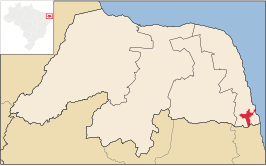 Kaart van Canguaretama
