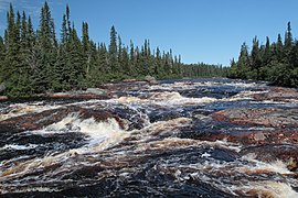 Rivière Matamec oberhalb der Chute Matamec