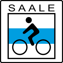 Saale-Radweg Logo