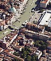 Ponte degli Scalzi, foto aerea