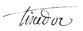 signature de Hyacinthe-Xavier Tixedor