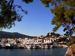 Hamnen i Skiathos